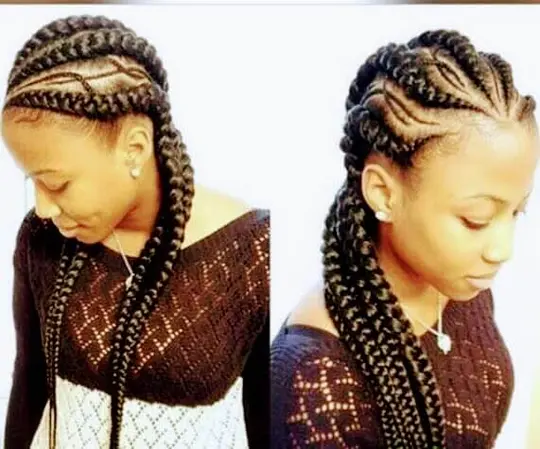 Cornrows hairstyle by Isa's African Hair Braiding in Savannah, GA (photo 98)