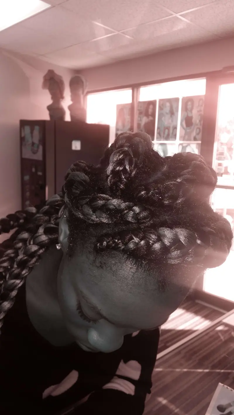 Goddess Braids hairstyle by Isa's African Hair Braiding in Savannah, GA (photo 30)
