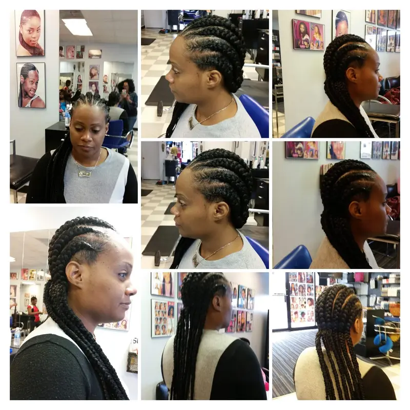 Cornrows hairstyle by Isa's African Hair Braiding in Savannah, GA (photo 96)
