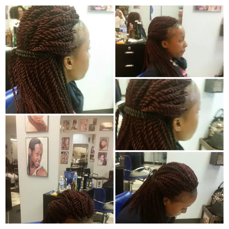 Twists hairstyle by Isa's African Hair Braiding in Savannah, GA (photo 11)