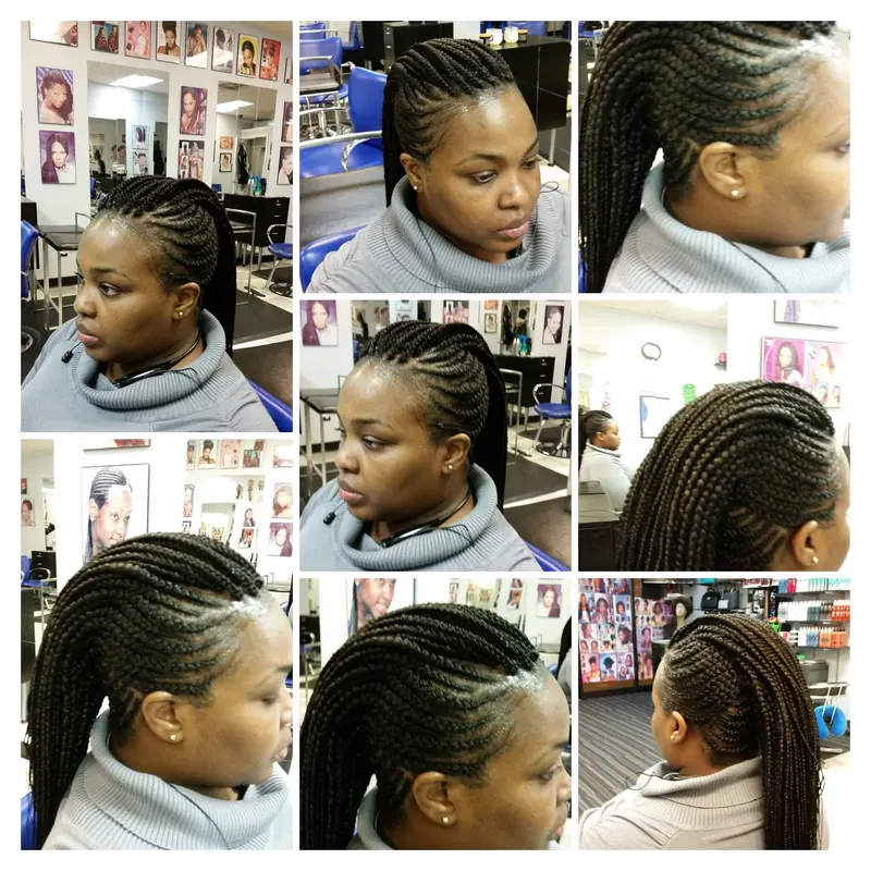 Cornrows hairstyle by Isa's African Hair Braiding in Savannah, GA (photo 95)