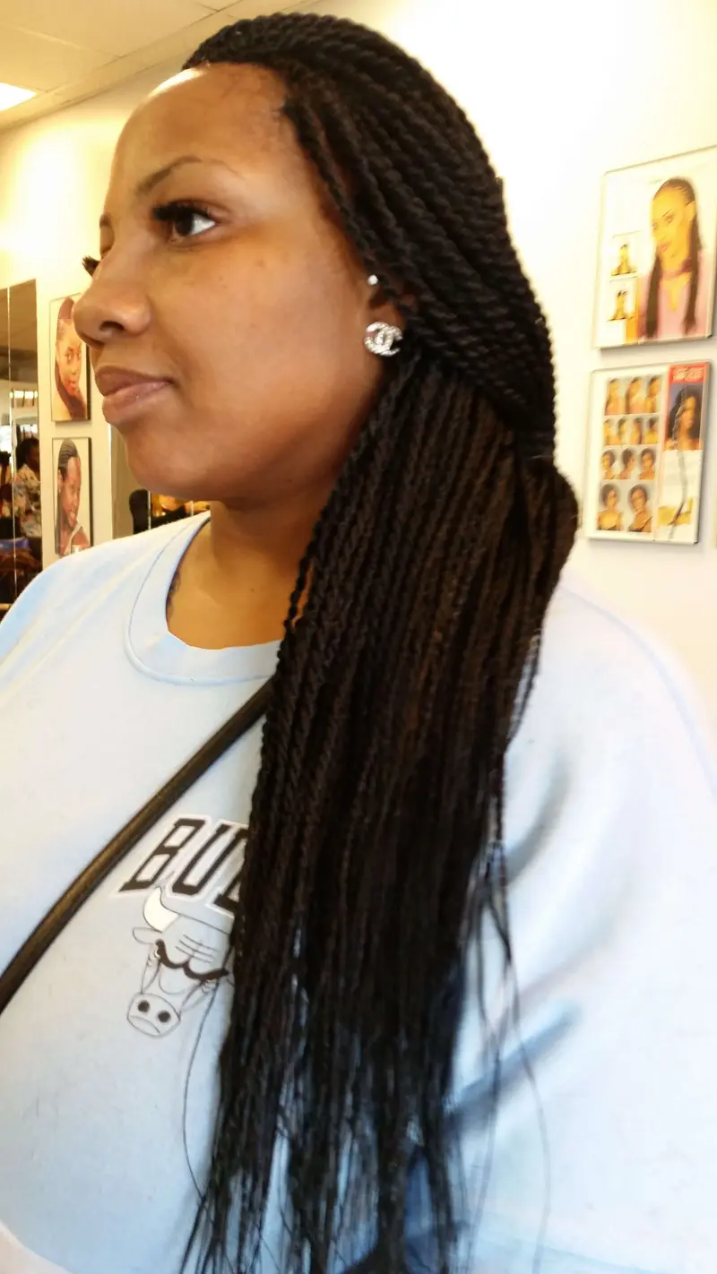 Twists hairstyle by Isa's African Hair Braiding in Savannah, GA (photo 7)