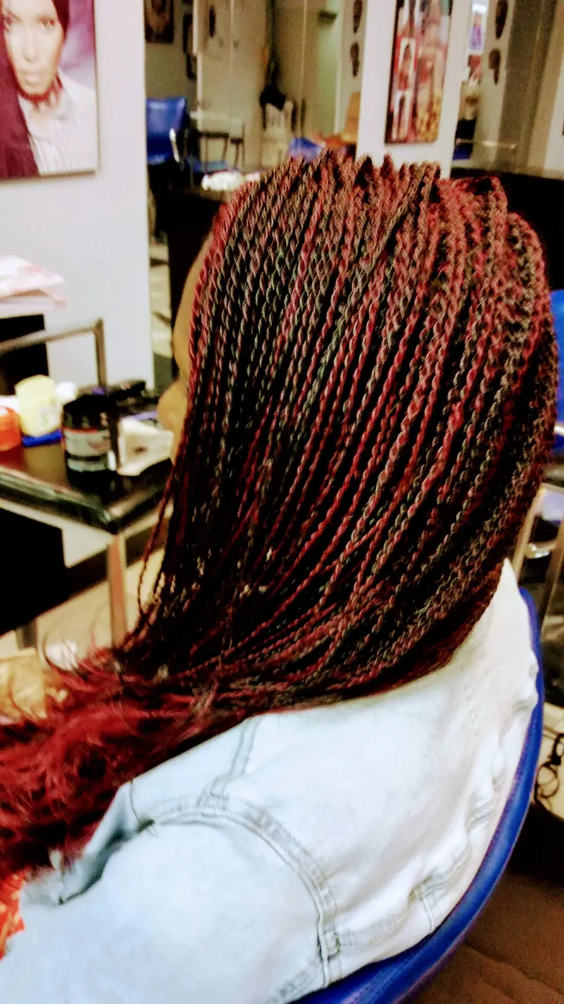 Twists hairstyle by Isa's African Hair Braiding in Savannah, GA (photo 6)