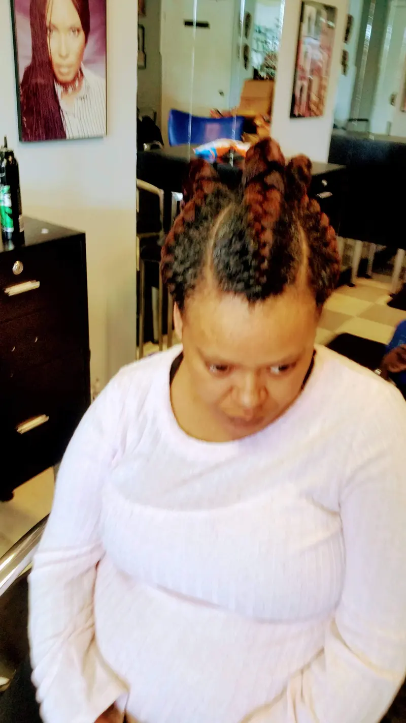 Goddess Braids hairstyle by Isa's African Hair Braiding in Savannah, GA (photo 26)