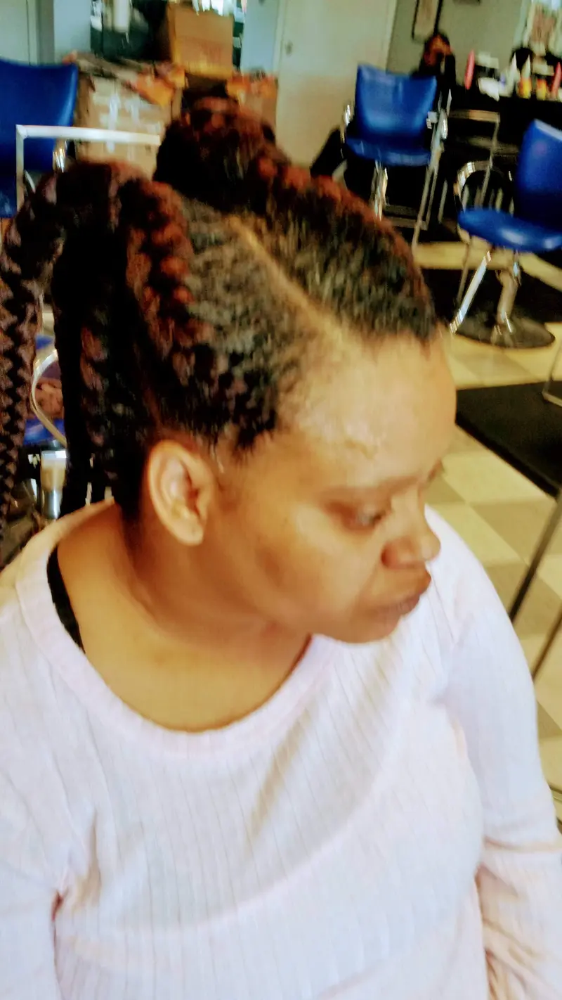 Goddess Braids hairstyle by Isa's African Hair Braiding in Savannah, GA (photo 25)