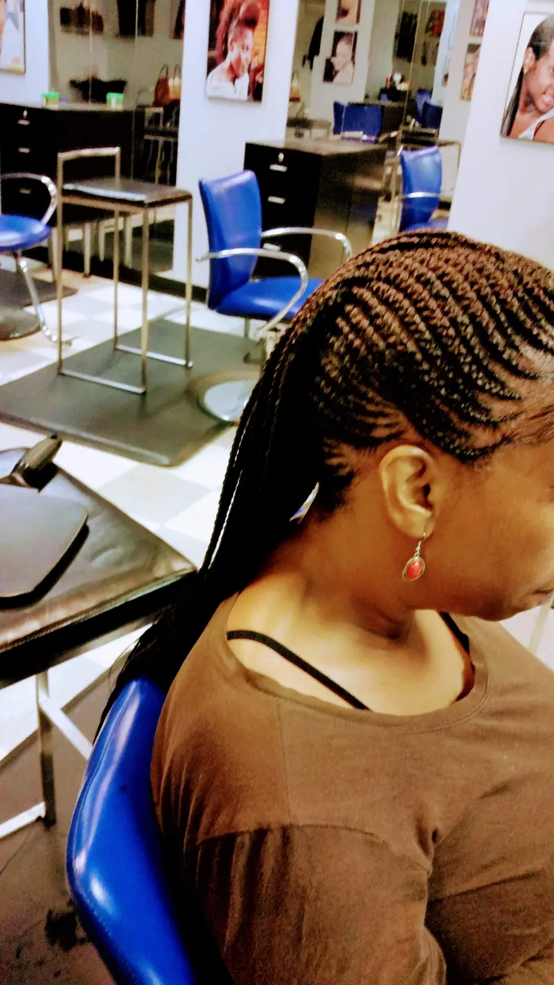 Cornrows hairstyle by Isa's African Hair Braiding in Savannah, GA (photo 90)