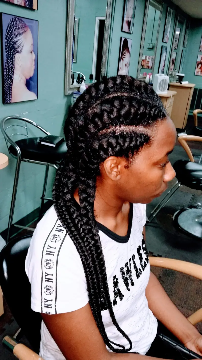 Goddess Braids hairstyle by Isa's African Hair Braiding in Savannah, GA (photo 20)