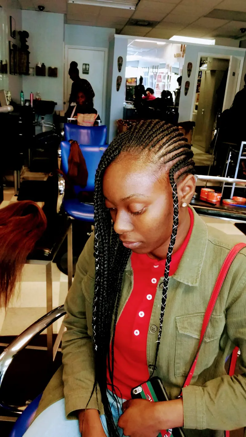 Cornrows hairstyle by Isa's African Hair Braiding in Savannah, GA (photo 84)