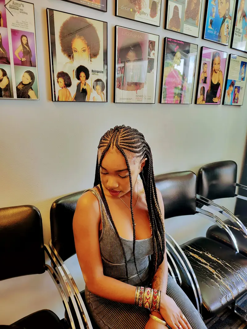 Cornrows hairstyle by Isa's African Hair Braiding in Savannah, GA (photo 75)