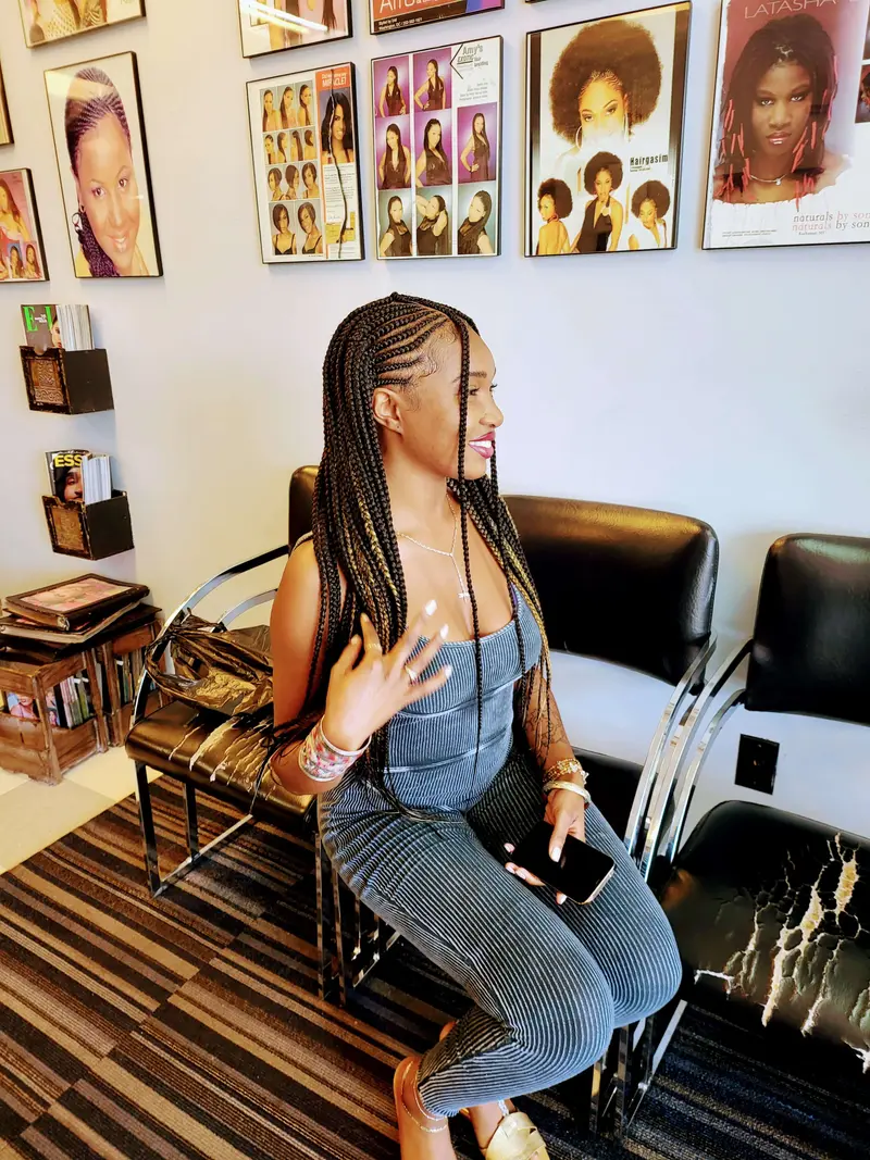 Cornrows hairstyle by Isa's African Hair Braiding in Savannah, GA (photo 70)