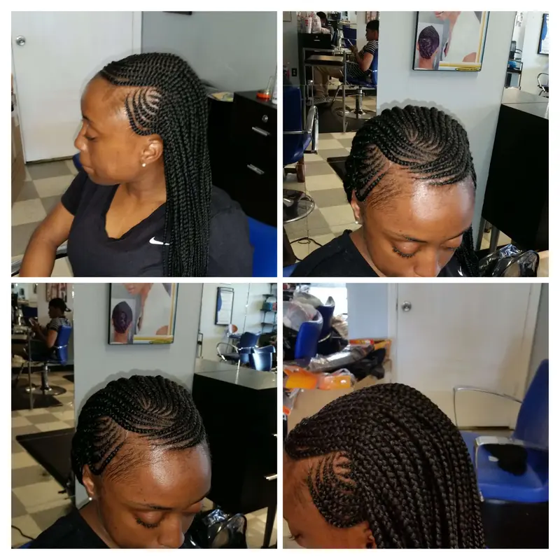 Cornrows hairstyle by Isa's African Hair Braiding in Savannah, GA (photo 67)