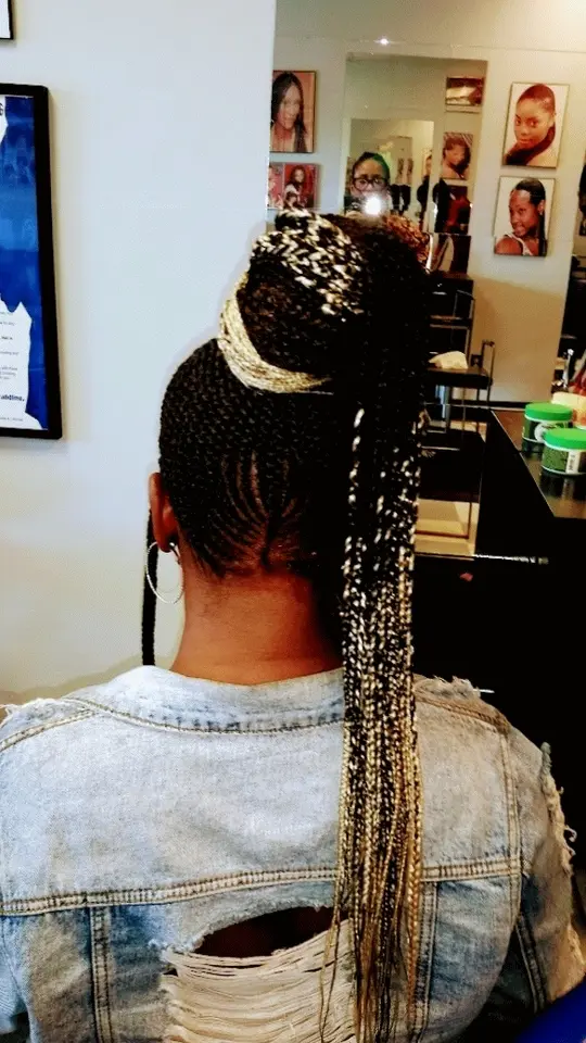 Cornrows hairstyle by Isa's African Hair Braiding in Savannah, GA (photo 66)
