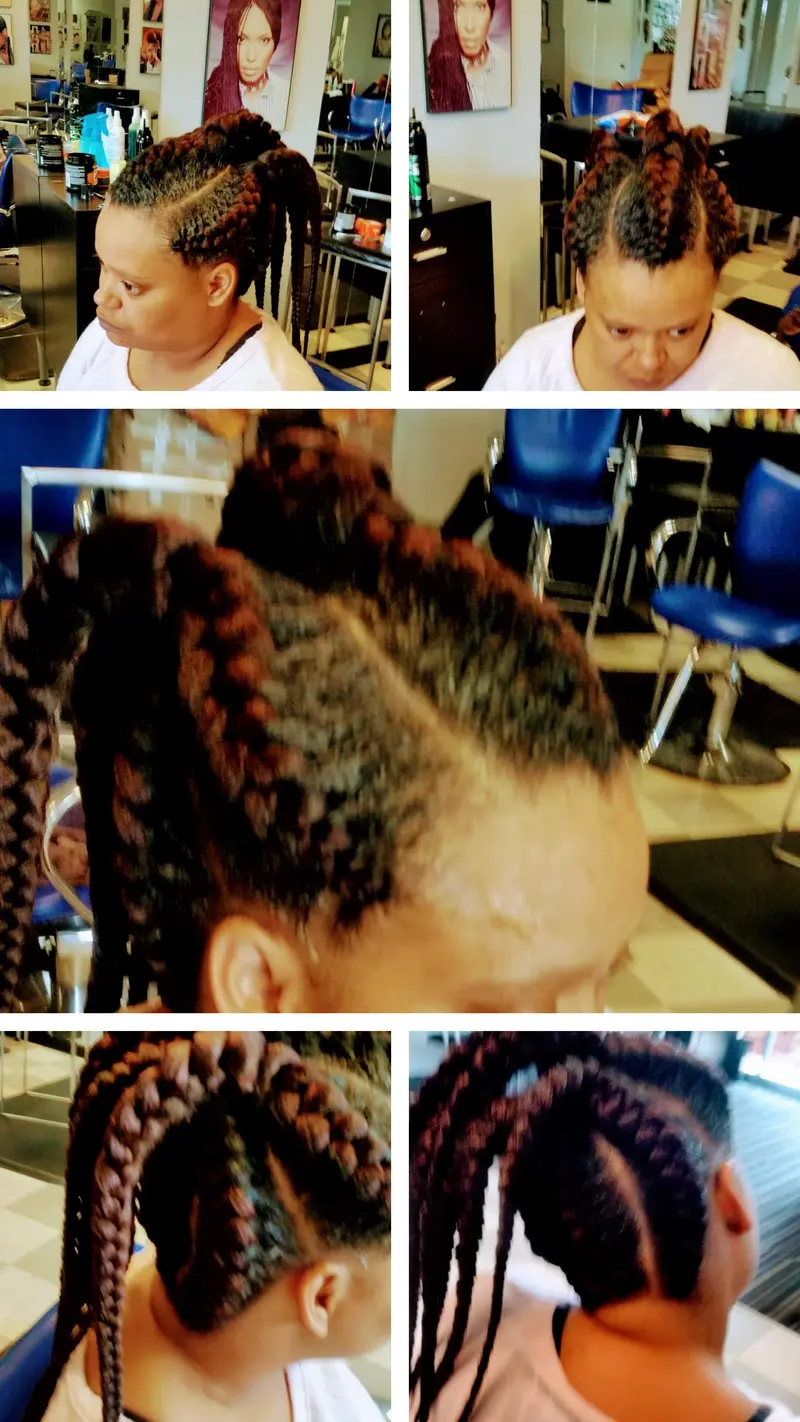 Goddess Braids hairstyle by Isa's African Hair Braiding in Savannah, GA (photo 19)