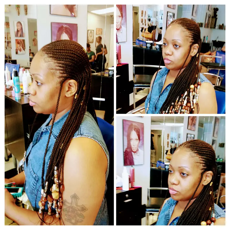 Cornrows hairstyle by Isa's African Hair Braiding in Savannah, GA (photo 61)