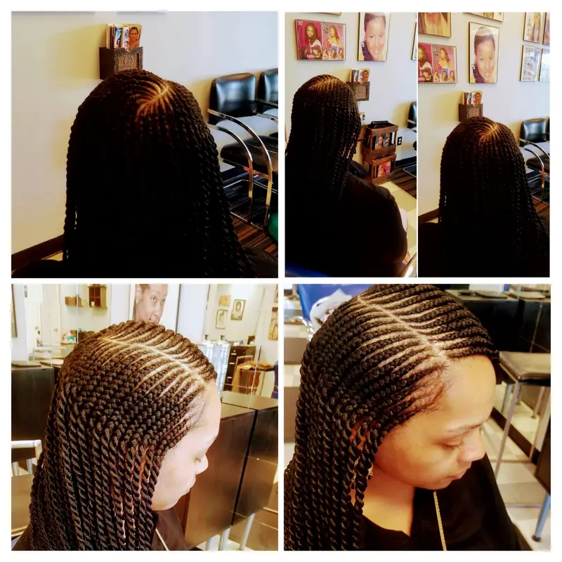 Cornrows hairstyle by Isa's African Hair Braiding in Savannah, GA (photo 59)