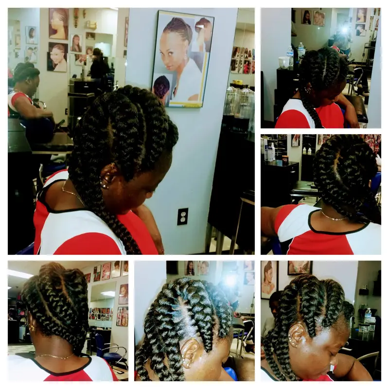 Goddess Braids hairstyle by Isa's African Hair Braiding in Savannah, GA (photo 16)