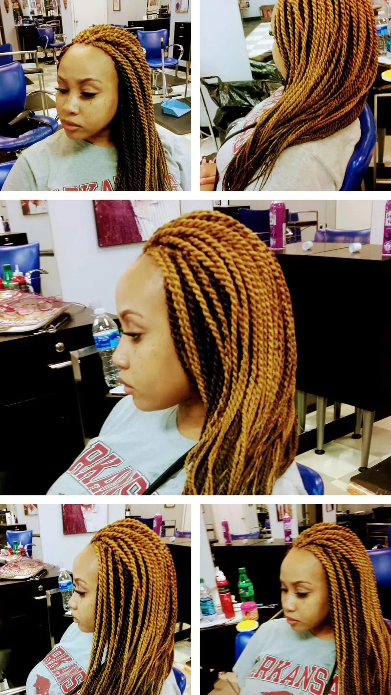 Twists hairstyle by Isa's African Hair Braiding in Savannah, GA (photo 1)