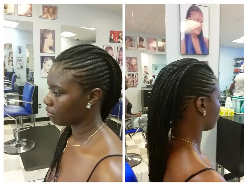Cornrows hairstyle by Isa's African Hair Braiding in Savannah, GA (photo 56)