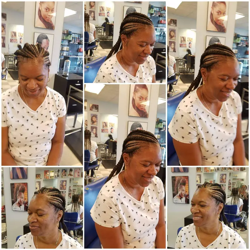 Cornrows hairstyle by Isa's African Hair Braiding in Savannah, GA (photo 52)