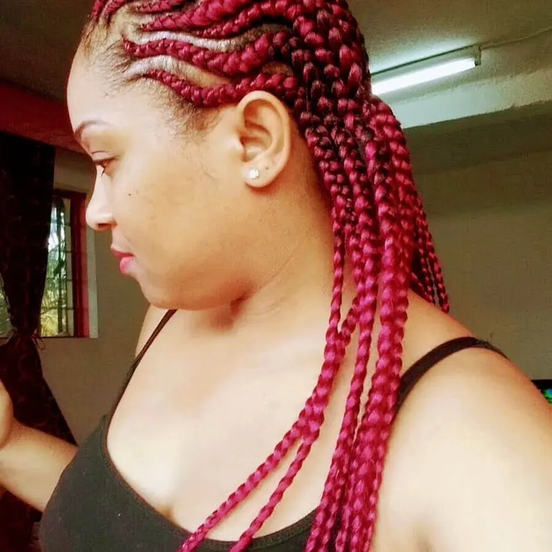 Cornrows hairstyle by Isa's African Hair Braiding in Savannah, GA (photo 43)
