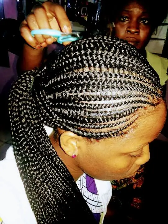 Cornrows hairstyle by Isa's African Hair Braiding in Savannah, GA (photo 40)