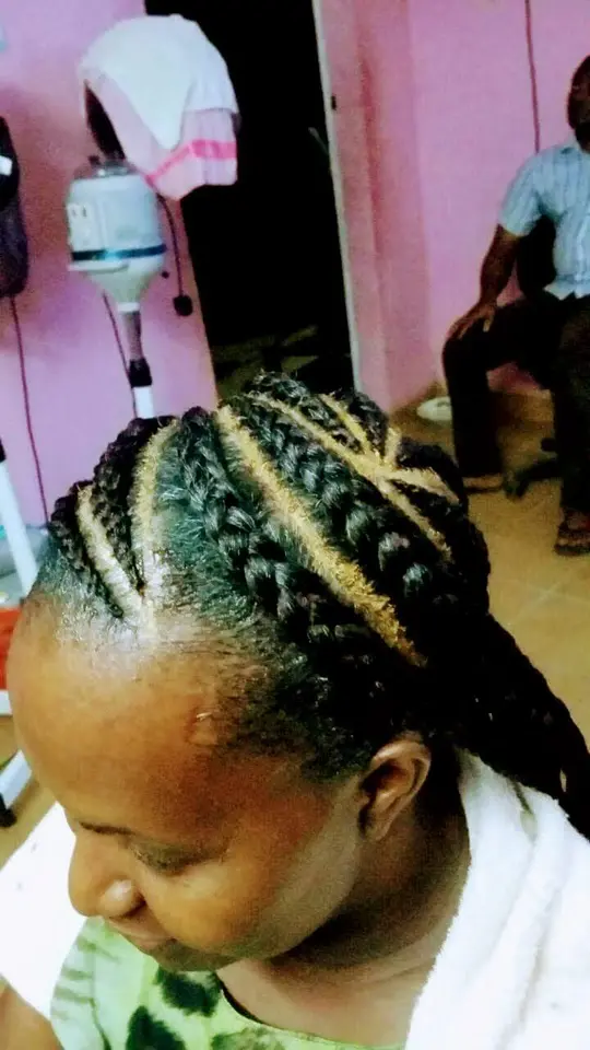 Cornrows hairstyle by Isa's African Hair Braiding in Savannah, GA (photo 37)