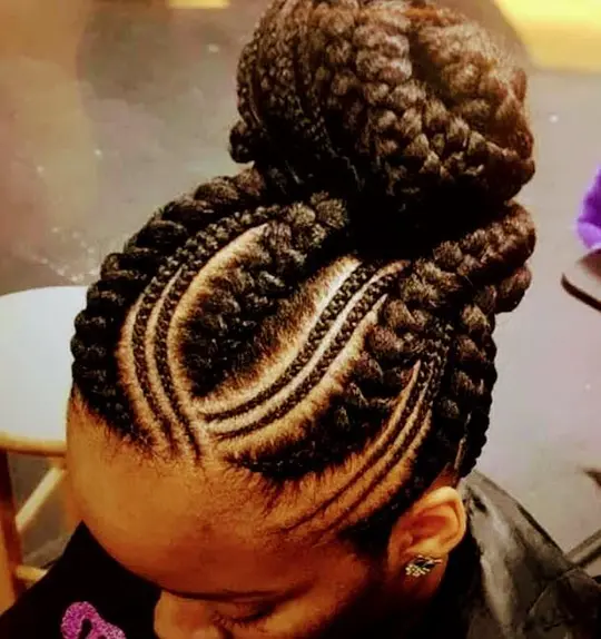 Cornrows hairstyle by Isa's African Hair Braiding in Savannah, GA (photo 35)