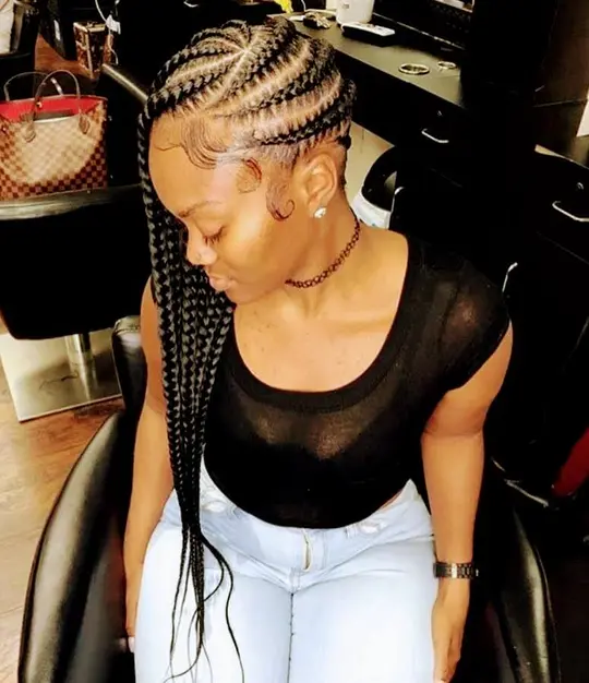 Cornrows hairstyle by Isa's African Hair Braiding in Savannah, GA (photo 48)