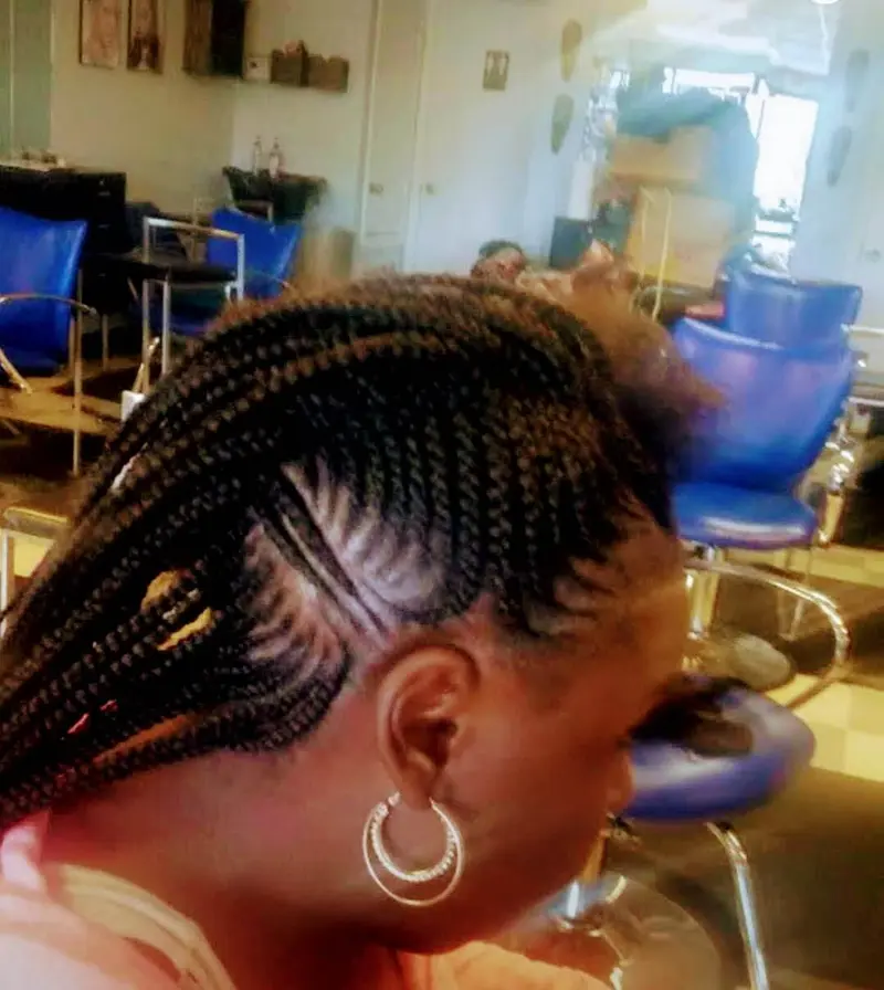 Cornrows hairstyle by Isa's African Hair Braiding in Savannah, GA (photo 34)