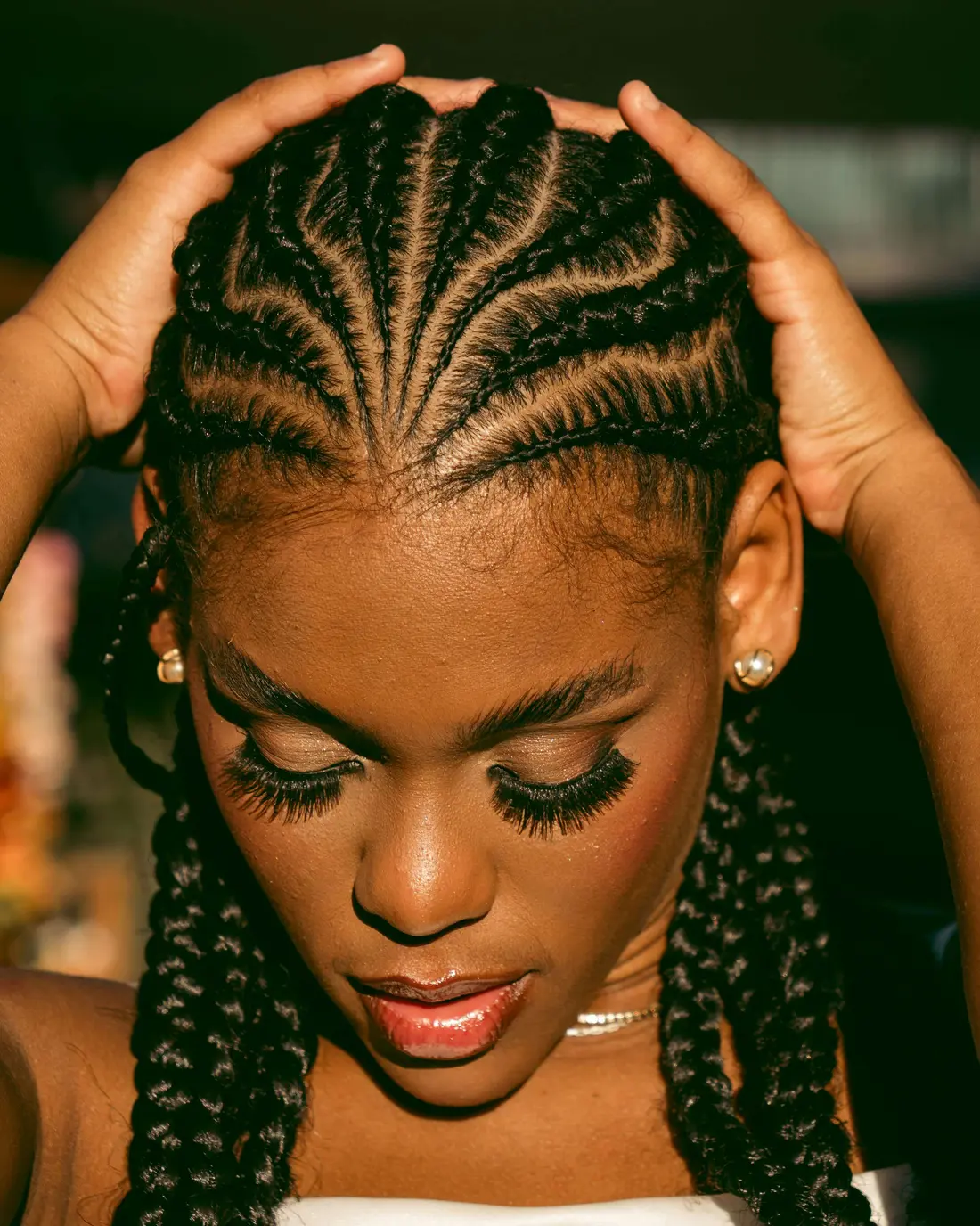 Cornrows hairstyle