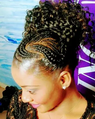 Cornrows hairstyle by Isa's African Hair Braiding in Savannah, GA (photo 51)