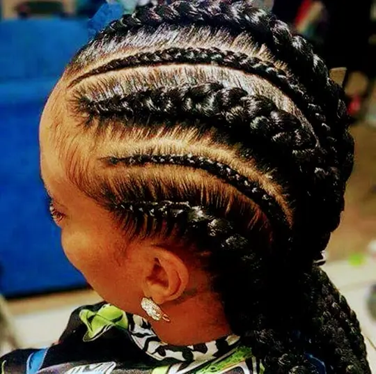Cornrows hairstyle by Isa's African Hair Braiding in Savannah, GA (photo 50)