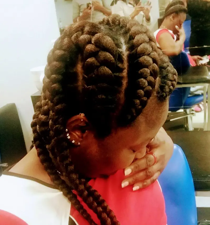 Goddess Braids hairstyle by Isa's African Hair Braiding in Savannah, GA (photo 14)