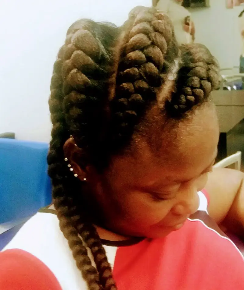 Goddess Braids hairstyle by Isa's African Hair Braiding in Savannah, GA (photo 13)