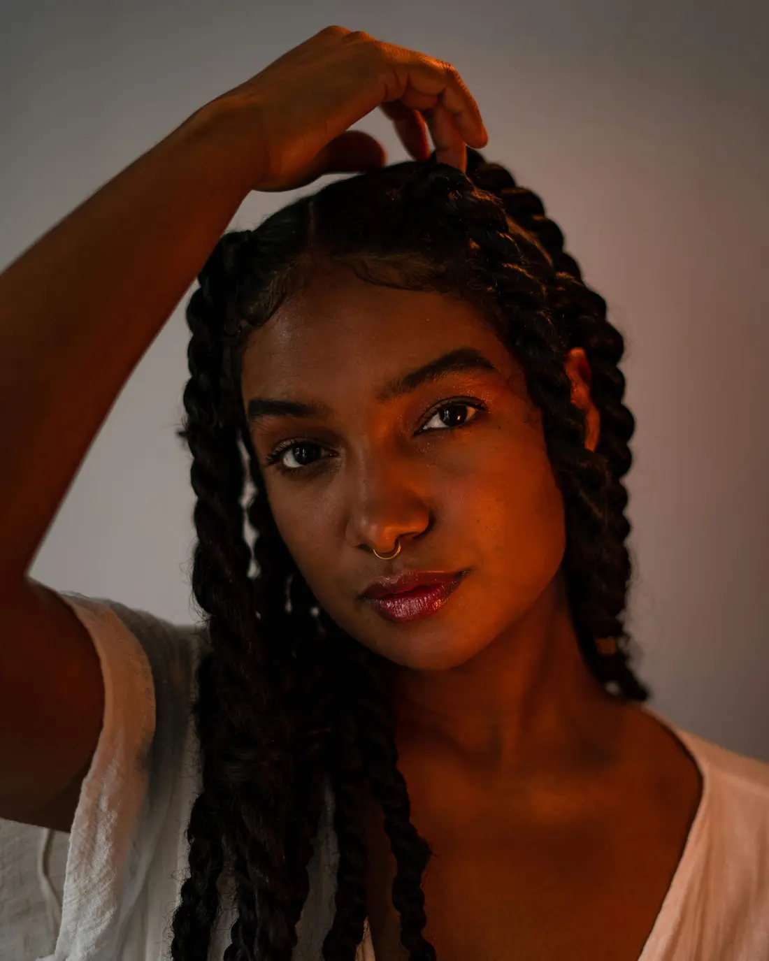 Twists hairstyle